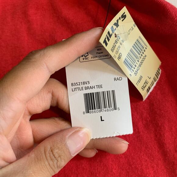 Volcom T Shirt Women S Small True To This Graphic Cotton Short Sleeve Boxy *READ - Picture 9 of 13